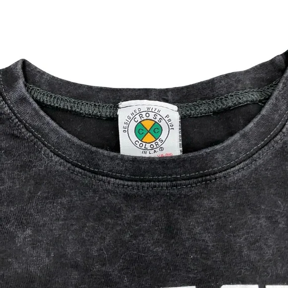 Cross Colours x Snoop Dogg Graphic Tee Black Kids XS NWT - Picture 5 of 10